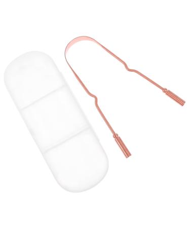 1 Set Brush and Scraper Copper Brush for Oral Care Oral Care Tool Reusable Scraper Copper Coating Scraper Coating Tool Oral Care Scraper