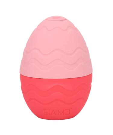 Egg-shaped silicone ice scooter shape reusable relief of eye swelling massage facial scooters skin tightening fading of dark circles relief from sore muscles pink