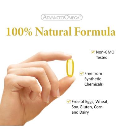 ADVANCED OMEGA Seal Oil 1000MG (300 Count) Canadian Newfoundland Harp Seal Omega-3 Supplement Non-GMO Gluten-free Soy-free and Dairy-free Made in Canada 300 count (Pack of 1) - Buy Online on GoSupps.com