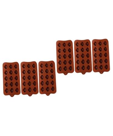 HOMSFOU 6 Pcs Maple Leaf Mold Thanksgiving Fondant Molds Chocolate Thankgiving Cake Mold Fall Candy Ice Jewlery Making Supplies Silicone Baking Mold Fudge Child Chewing Gum Silica Gel