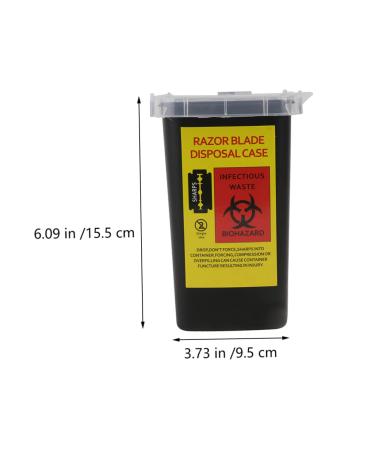 Beavorty 4-Piece Blade Storage Box Set | Hairdresser Blade Waste Containers | Plastic Shaving Disposal Etui for International Shipping - Buy Online on GoSupps.com