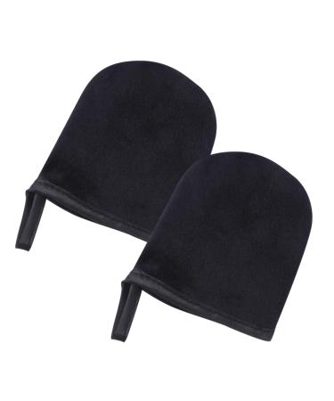 TOVINANNA 2pcs Self Tanning Mitts Applicator Tanning Gloves Lotion Mousse for Beach Use