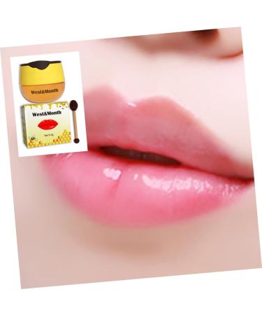 Beavorty Moisturizing Lip Mask Honey Lip Balm Lip Moisturizing Mask Sleeping Lip Mask Overnight Lip Mask Night Mask Lip Care Pads Mask for Women Lip Care Mask Month Lips Miss - Buy Online on GoSupps.com