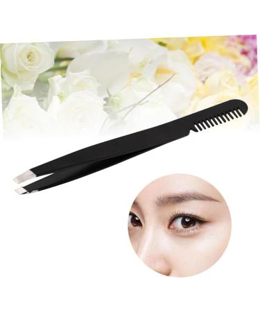 Beaupretty Eyelashes Extension Tweezers Eyelashes Cluster Tweezers eyees tweezer Eyees Extension Tweezers Eyebrow Clip Eyebrow Tweezer Makeup Tools Stainless Tweezers medium Black - Buy Online on GoSupps.com