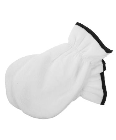 Healeved 2 Pairs Wax Essential Oil Gloves Cosmetic Night Gloves Moisturizing Glove Heat Preservation Mitten Spa Treatment Tanning Mitts Hand Mask White Polyester Care Work