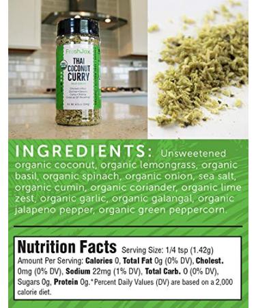FreshJax Gourmet Thai Coconut Curry Yellow Red Green 6.5 oz (3 Pack) - Buy Online on GoSupps.com