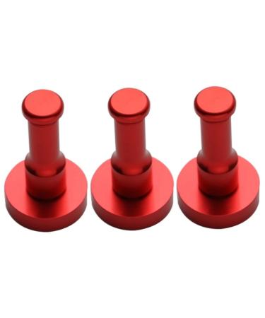 MAGICLULU 3pcs Metal Hooks Over Door Towel Bar Bathroom Hook Wall Hanger Hanging Coat Hanger The Door