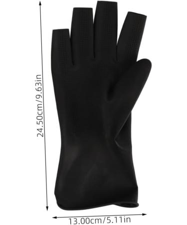 FOMIYES 1 Pair Waterproof Gloves Accessories for Hair Styling Accessories Gloves for Hair Dye Hair Color Dying Gloves Salon Rubber Gloves Hair Color Gloves Hair Dye Wash Gloves Hair Salon 24.50X13.00X0.10CM - Buy Online on GoSupps.com