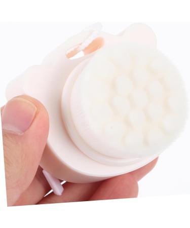 Beatifufu Facial Scrubber double sided women facial brush multifunctional brush the face man white Deep Cleaning pores face cleansing brush frosted Silica gel face brush washbasin manual - Buy Online on GoSupps.com