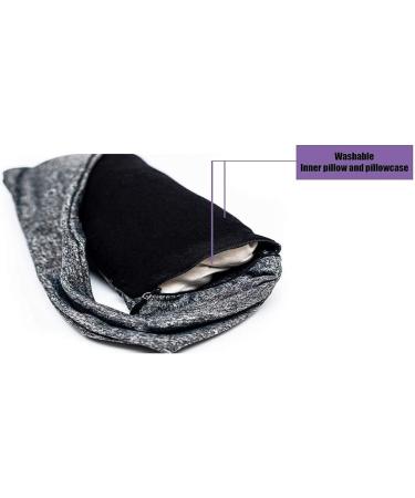 Idan Med Spa Lavender Eye Pillow - Hot and Cold Therapy for Yoga, Relaxation, and Sleep - Washable, Comfortable Design - Blue/Gray - Buy Online on GoSupps.com
