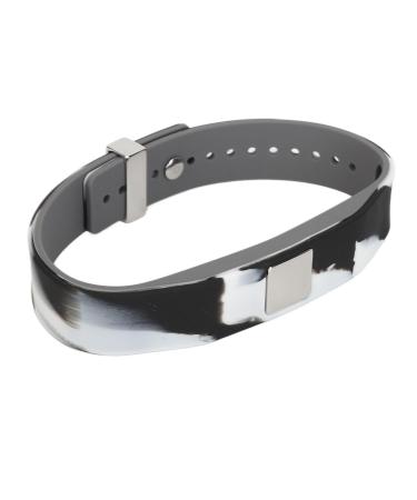 Antistatic wrist straps antistatic sports arm tape soft silicone waterproof adjustable negative-ion balance energy bracelet black and white