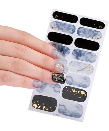 Ruarby French Tip Press on Nails Medium Almond False Nails Tips Detachable Full Cover Stick on Nails Glossy Nude False Nails - Buy Online on GoSupps.com