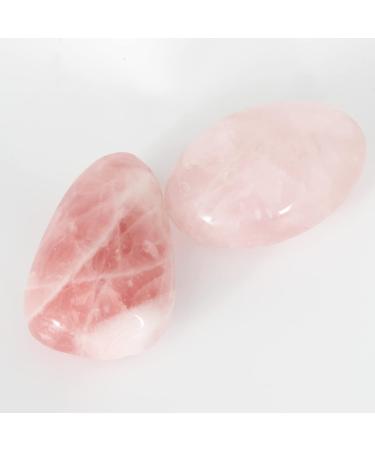 Orientrea Rose Quartz Palm Stone - Healing Crystal Pocket Energy Stone - Buy Online on GoSupps.com