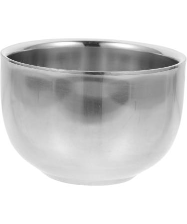 Solustre 3-Pack Silver Metal Shaving Bowl & Soap for Men | Premium Razor Cup Shaving Equipment - 7.2x7.2x5cm - Buy Online on GoSupps.com