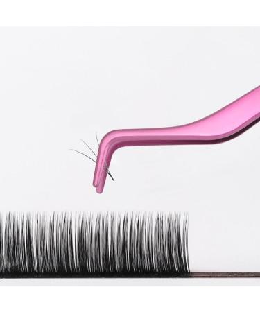 Premium Stainless Steel Fiber Tip Eyelash Tweezers for Extensions & Brow Grooming | Professional Makeup Tools - Buy Online on GoSupps.com