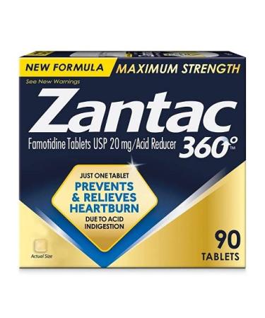 Zantac 20mg Digestive Health Tablets - 90ct