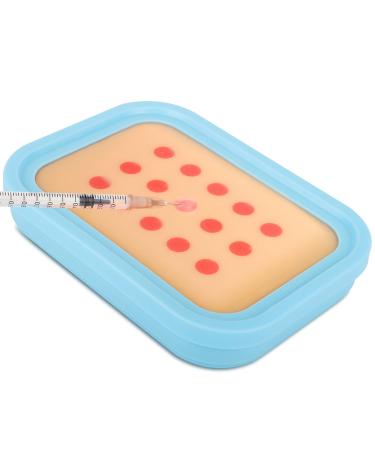 Injection Training Pad  Subcutaneous Injection Practice Pad  Artificial Hypodermic Injection Trainer  Silicone Human Skin-Like Intradermal Practice Model for Medical Student Nurse Practice