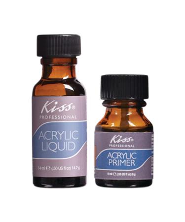 Buy KISS Complete Salon Acrylic Fake Nails Kit - Manicure Essentials with Liquid Primer Powder & Glue - Long Bubble Free Nails for Perfect Nail Art - Buy Online on GoSupps.com