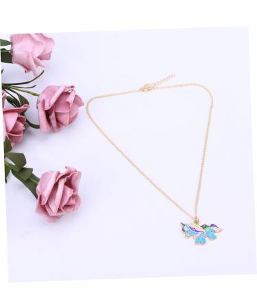 CALLARON Necklaces Cartoon Necklace Womens Rainbow Necklace Unicorn Shape Necklace Modeling Pendant Miss - Buy Online on GoSupps.com