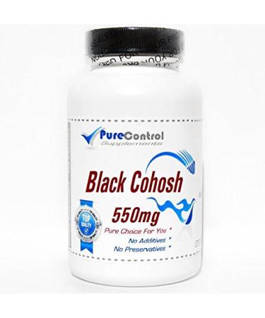 Black Cohosh 550mg // 100 Capsules // Pure // by PureControl Supplements