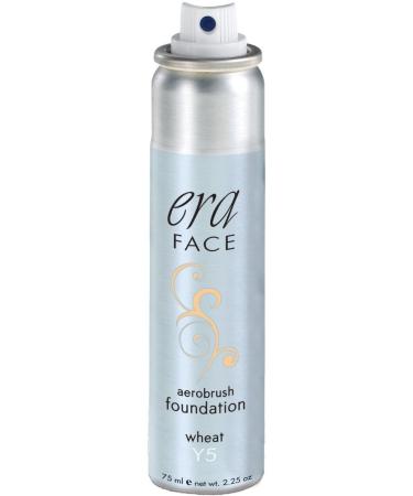 Era Face Aerobrush Foundation Makeup  Y5 Summer Wheat  Medium  Light  Yellow-undertoned skin - 2.25 Oz