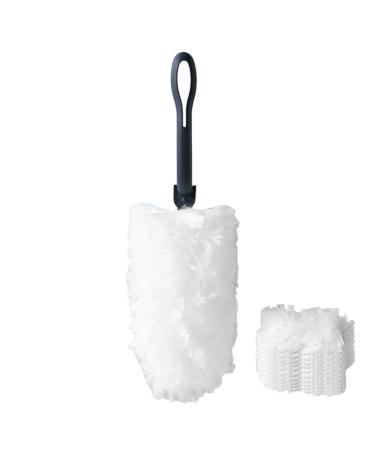 Fovolat Ceiling Fan Duster Portable Washable Duster | Household Cleaning Supplies Electrostatic Duster Feather Brush with 10 Replacement Heads for Window Furniture