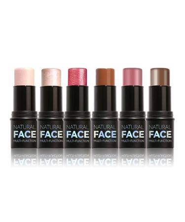 Contour stick highlight stick blush stick facial contour shaping contouring three-dimensional contour modification waterproof and long-lasting highlight makeup stick(06#ESPRESSO)