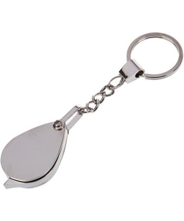 Plauauyt 10X 20 mm jeweler's loupe Magnification Keychain Folding Pocket Magnifier - Buy Online on GoSupps.com