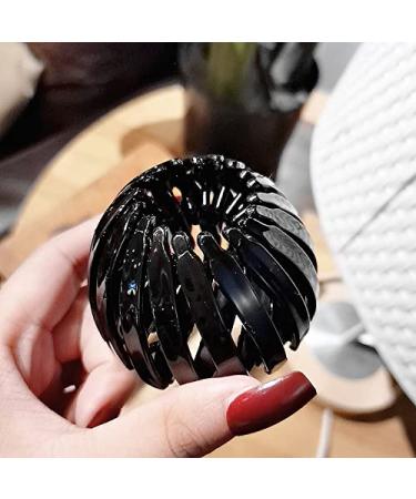Birds Nest Hair Clip for Women - Stylish Bun Clip for Long Thick Hair - Expandable Ponytail Holder and Hairpin Accessory for Girls and Women - Buy Online on GoSupps.com