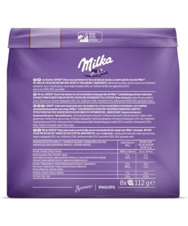  G n rique MILKA - Chocolate in individual pods - Intense and creamy flavor - Convenient 112g size - Pack of 4 - Buy Online on GoSupps.com
