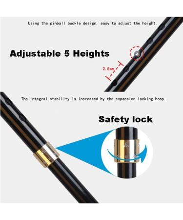 Adjustable Crutches Canes Anti Skid Elderly Crutch Cane Walker Lightweight Multi Function Adjustable Aluminum Alloy Walking Stick with Flashlight Practical par Handmade Smooth Sailing - Buy Online on GoSupps.com