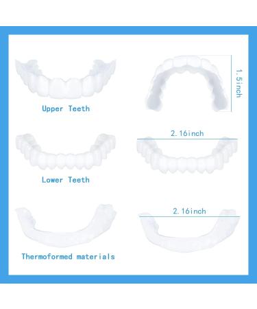2 Pairs Top and Bottom for Men and Women Nature and Comfortable Temporary Confident Smile (1) - Buy Online on GoSupps.com