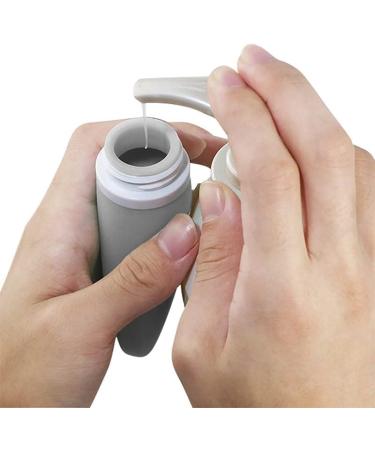 LYOB Leak Proof Silicone Refillable Travel Squeeze Bottles 3oz (90ml) - TSA Approved Toiletry Containers (4-Pack) - Buy Online on GoSupps.com
