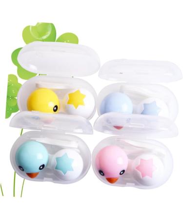 Healeved Contact Lens Container - 4 Piece Case for Invisible Colored Lenses | LINSSHOLDER - Durable & Convenient Lens Holder - Buy Online on GoSupps.com
