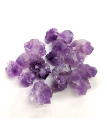 Natural Crystal Rough Natural Crystal Natural Amethysts Crystal Stones Reiki Fish Tank Home Decoration Fengshui (Size : 100G)