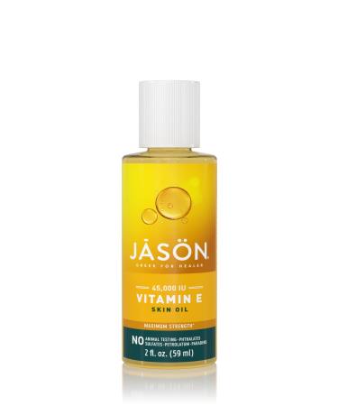 JÄ€SÃ–N Maximum Strength Skin Oil, Vitamin E 45,000 IU, 2 Oz