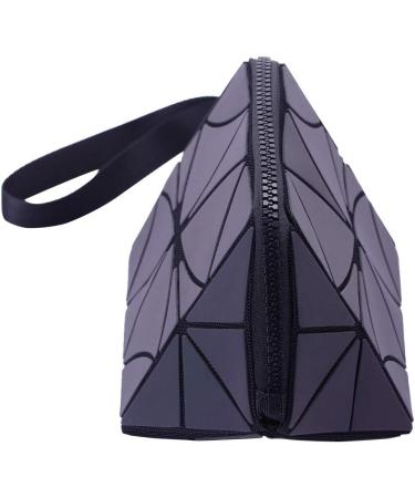 Shiny Geometric Striped Cosmetic Bags - Portable Waterproof Makeup Organizers for Travel | International Shipping Available - Buy Online on GoSupps.com