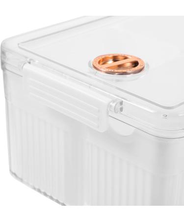 GLEAVI Kitchen Spice Storage Box Refrigerator Plastic Fruit Canisters Sealing Storage Holder Seasoning Box - Buy Online on GoSupps.com