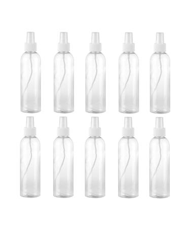 Minkissy 200ml spray bottle Portable travel bottles Transparent Refillable fine fog plastic perfumer spray spray bottle for make -up water liquid white 10 pieces