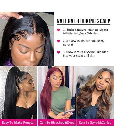 LUXEDIVA Brazilian Virgin Remy Silky Straight Hair 4 Bundle Deal - 26/28/30/30 Inch - Buy Online on GoSupps.com