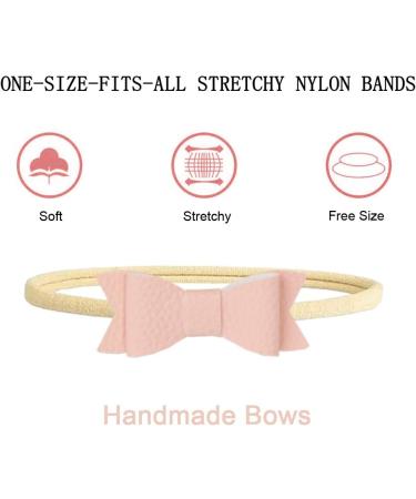 Headbands and Bows for Baby Girl 10 Pcs Hair Accessories for Newborn Infant Toddler with Different Chic colors and Styles - Buy Online on GoSupps.com