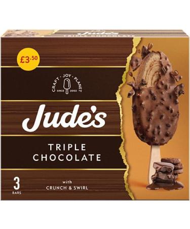 My Africa Store Jude's Triple Chocolate Bars 3 x 80ml (240ml) 3pk 8