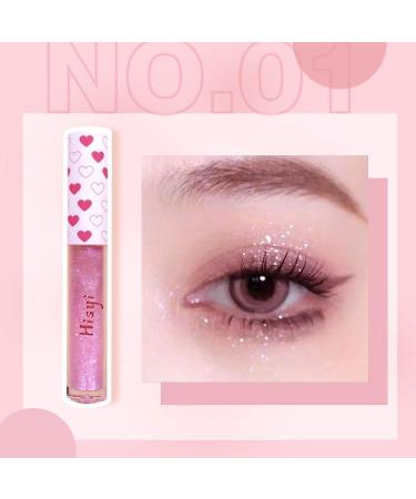 Waterproof Diamond Glitter Liquid Eyeliner Shimmer Eyeshadow Makeup Metallic Lying Silkworm Pen Eye Beauty Party Makeup Tools (Color : 01) - Buy Online on GoSupps.com