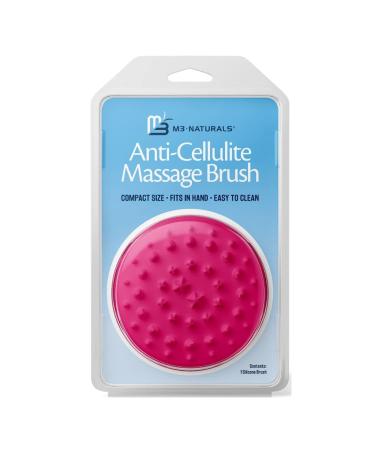 Cellulite Massager Brush | Anti Cellulite Silicone Body Scrubber - Skin Smoothing Tighten Tone Exfoliate & Firm Skin Use on Scalp Skin & Muscles | Handheld Body Scrub by M3 Naturals
