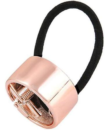 Set of 4 Fashion Punk Gothic Alloy Ponytail Cuff Elastic Hair Tie Ponytail Holder Women Girl Hair Band Hair Rope Hair Cuff Hair Clips (Small) - Buy Online on GoSupps.com