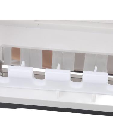 Yousiliang Toothpaste & Toothbrush Holder - White Bathroom Organizer with Plug-in Drying Function | Ideal Household Solution - Buy Online on GoSupps.com