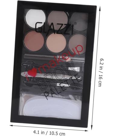 Healeved 1 Set Eyebrow Powder Set Eyebrow Brush Eyeow Mp Pe Eye Brow Shaping Kit Lady Eyebrow Powder Lit Abs - Buy Online on GoSupps.com