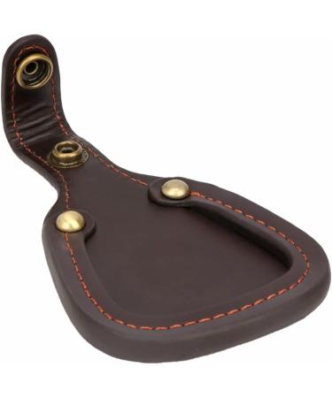 Tourbon Hunting Gun Barrel Rest Toe Protector Pad - Thick Leather Brown | Premium Shooting Accessories for International Shipping - Buy Online on GoSupps.com