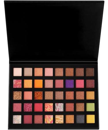 JOYTILLGU Beauty Palette 40 Color Neon Lights Matte Eyeshadow Palette Eye Makeup Waterproof Mineral Powder Shimmer Eyeshadow Makeup Palette Eyeshadow Palette 1 - Buy Online on GoSupps.com