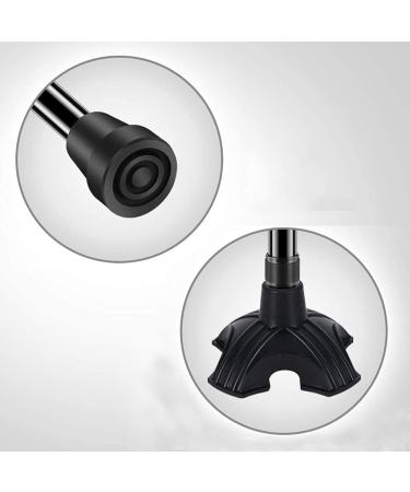 Canes Elderly Crutches Lightweight Walking Sticks Four Legged Multi Function Anti Skid Telescopic with Lights Automatic Sound and Light Alarm System - Buy Online on GoSupps.com